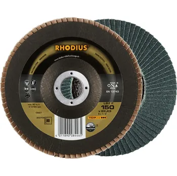 Brusný kotouč RHODIUS Lamelový brusný kotouč LSZ F 150 x 22,23 P80 TOPline