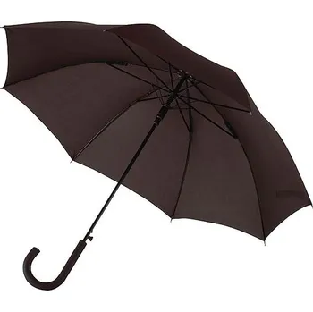 Automatický dvětruodolný holový deštník WIND, černá