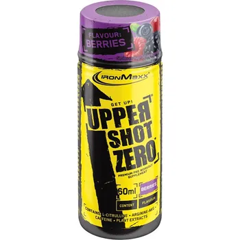 Anabolizér Ironmaxx Upper Shot ZERO 60 ml Příchuť: Wild Berries