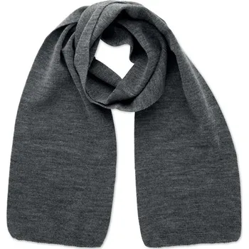 Šála Šála z polyesteru RPET - RAFY, bílá/černá