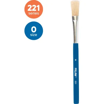 Umělecký štětec Štětec plochy MILAN č. 0 - 221