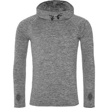 Just Cool Mens Cool Cowl Neck Top, šedá (Ice Grey)