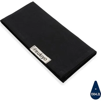 Papírový ubrousek Ubrousky Ukiyo ze 180g recyklované bavlny AWARE™, černá, černá