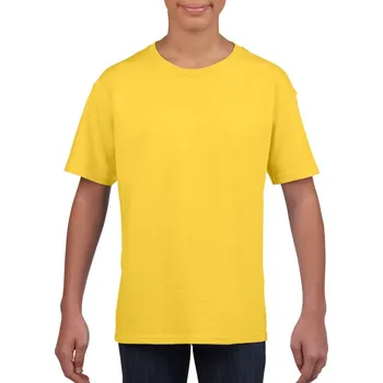Chlapecké tričko Gildan Softstyle® Youth T-shirt, žlutá (Daisy)