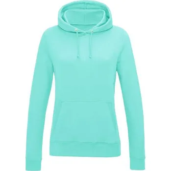Pánská mikina Just Hoods Women's College Hoodie, zelená (Mint Green)