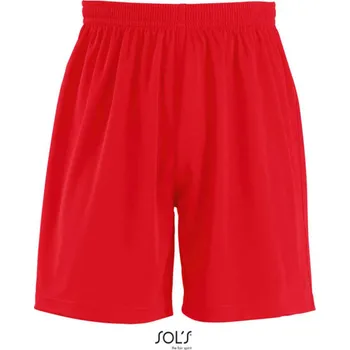 Sol's San Siro 2 - Adults' Basic Shorts, červená (Red)