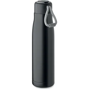 Dvoustěnná láhev 500 ml - CORDLE, černá