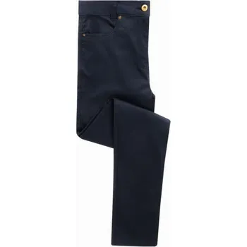Pánské kalhoty Premier Ladies' Performance Chino Jeans, modrá (Navy)