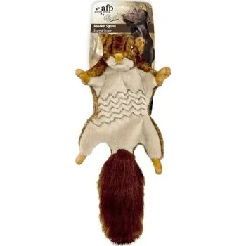 Hračka pro psa Plyšová přejetá veverka AFP Classic s pískátkem