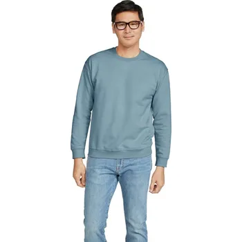Pánské oblečení Gildan Softstyle® Midweight Fleece Adult Crewneck, modrá (Stone Blue)