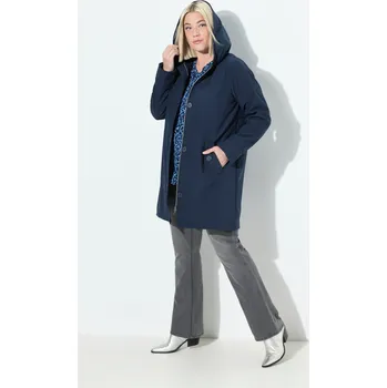 Dámský kabát HYPRAR softshellový kabát, vodoodpudivý, kapuce, plus size móda, 829081130-1130, Oblečení pro plnoštíhlé