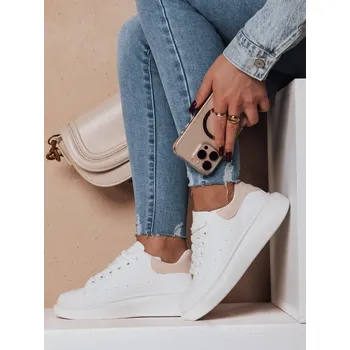 Dámské tenisky Dámské boty DSTREET BÉŽOVÁ 39