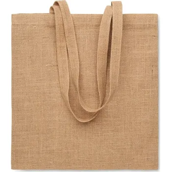 Jutová nákupní taška - ZOLANG, béžová