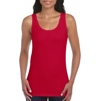 Gildan Softstyle® Ladies' Tank Top, červená (Cherry Red)