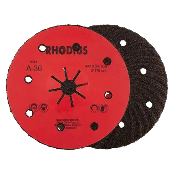 Brusný kotouč RHODIUS Fibrové disky SFA 180 x 22,23 P36 PROline