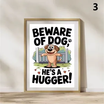 Čisticí prostředek Obraz na plátně s originální grafikou pro milovníky psů Velikost: 30x45 cm, Varianta: 3