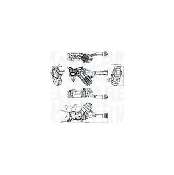 Chladič motoru Olejový chladič, motorový olej MAGNETI MARELLI 350300001200