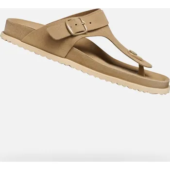 Dámské žabky Béžové dámské žabky Geox Sandybett - Dámské GEOX hnědá 3287183