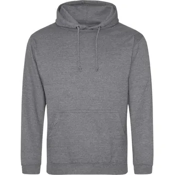 Pánská mikina Just Hoods College Hoodie, šedá (Graphite Heather)