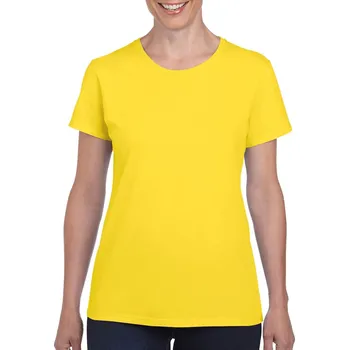 Pánské tričko Gildan Heavy Cotton™ Ladies' T-shirt, žlutá (Daisy)