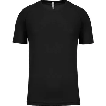Proact Men's Short-sleeved Sports T-shirt, černá (Black)