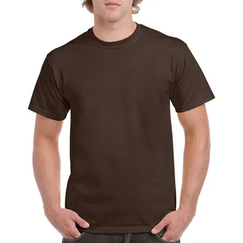 Pánská móda Gildan Heavy Cotton™ Adult T-shirt, hnědá (Dark Chocolate)