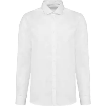 Pánská košile Kariban Premium Men's Long-sleeved Twill Shirt, bílá (White)