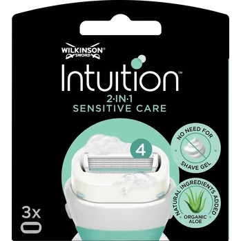 Dámské náhradní hlavice WILKINSON Intuition Sensitive Care 3 ks
