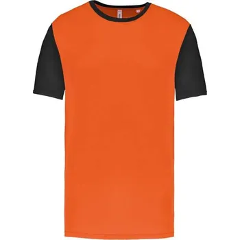 Pánské tričko Proact Adults' Bicolour Short-sleeved T-shirt, oranžová (Orange)