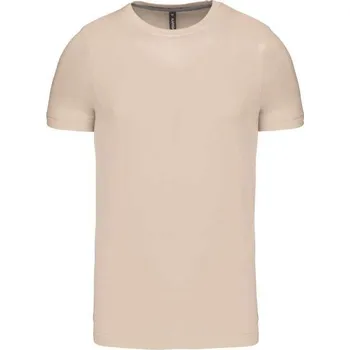 Pánské tričko Kariban Short-sleeved Crew Neck T-shirt, hnědá (Natural)