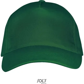 Čepice Sol's Long Beach - 5 Panel Cap, zelená (Forest Green)