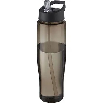 Sportovní lahev H2O Active® Eco Tempo o objemu 700 ml s víčkem s hubičkou, černá