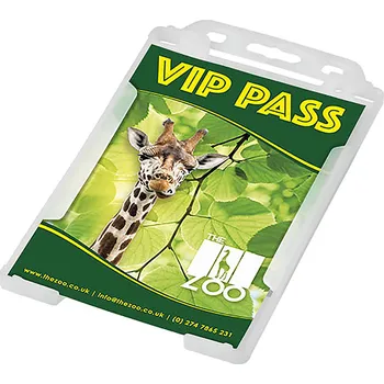 Pierre držák na karty z recyklovaného plastu , transparentní