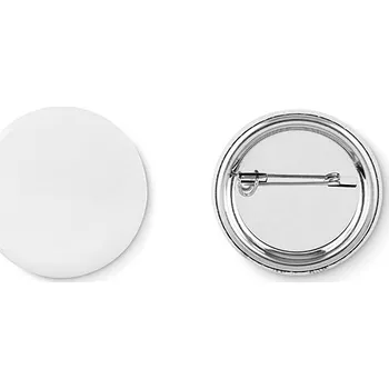 SMALL PIN - Malý odznak , stříbrná mat