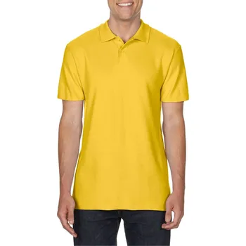 Gildan Softstyle® Adult Double PiquÉ Polo, žlutá (Daisy)