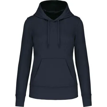 Dámská mikina Kariban Ladies' Eco-friendly Hooded Sweatshirt mikina, modrá (Navy)