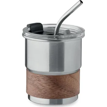 Termohrnek Jednostěnný pohárek 260 ml - MATE, stříbrná mat