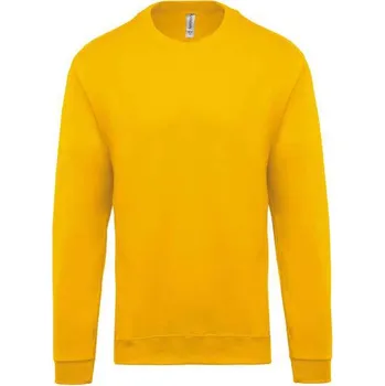 Pánská mikina Kariban Crew Neck Sweatshirt mikina, žlutá (Daisy)