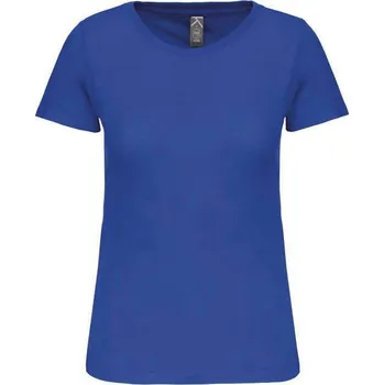 Dámské tričko Kariban Ladies' Bio150ic Crew Neck T-shirt, modrá (Royal)