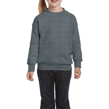 Pánská mikina Gildan Heavy Blend™ Youth Crewneck Sweatshirt mikina, šedá (Dark Heather)