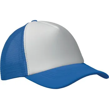 Čepice Trucker's čepice - BUBBLE, bílá/modrá
