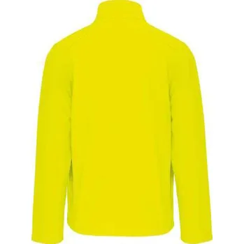 Pánská mikina Kariban Softshell Jacket, žlutá (Safety Green)