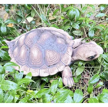 Zahradní dekorace Keramická želva malá natural