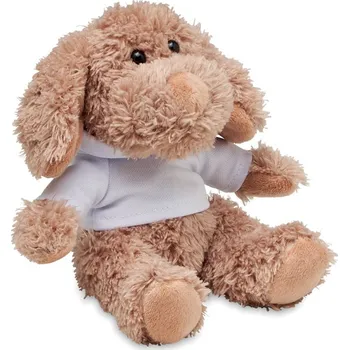 plyšák Plyšový pes v mikině s kapucí - DOGGY, bílá