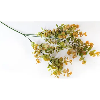 umělá květina Eukalyptus větěv, žlutozelená, 55 cm