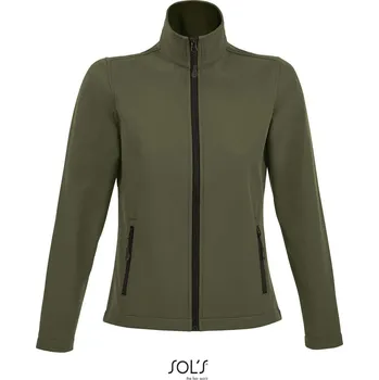 Pánská bunda Sol's Race Women - Softshell Zip Jacket, zelená (Military Green)