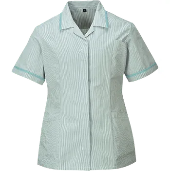 Gastro oděv PORTWEST Dámská tunika Striped výprodej Velikost: 2XL, Barva: trávově zelená