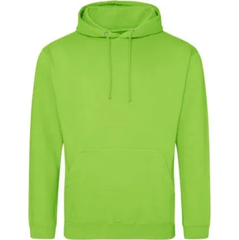 Pánská mikina Just Hoods College Hoodie, zelená (Lime)