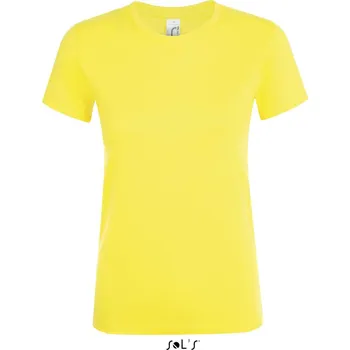 Sol's Regent Women - Round Collar T-shirt, žlutá (Daisy)