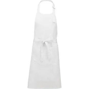 Zdravotnický oděv Kariban Polycotton Apron High-temperature Washable, bílá (White)